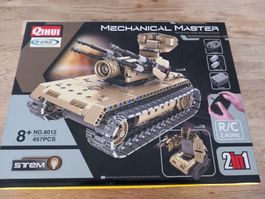 RC Panzer Baukasten 2in1, ferngesteuert, Militär