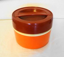 Thermosbehälter Camping Picnic made in Spain 70er