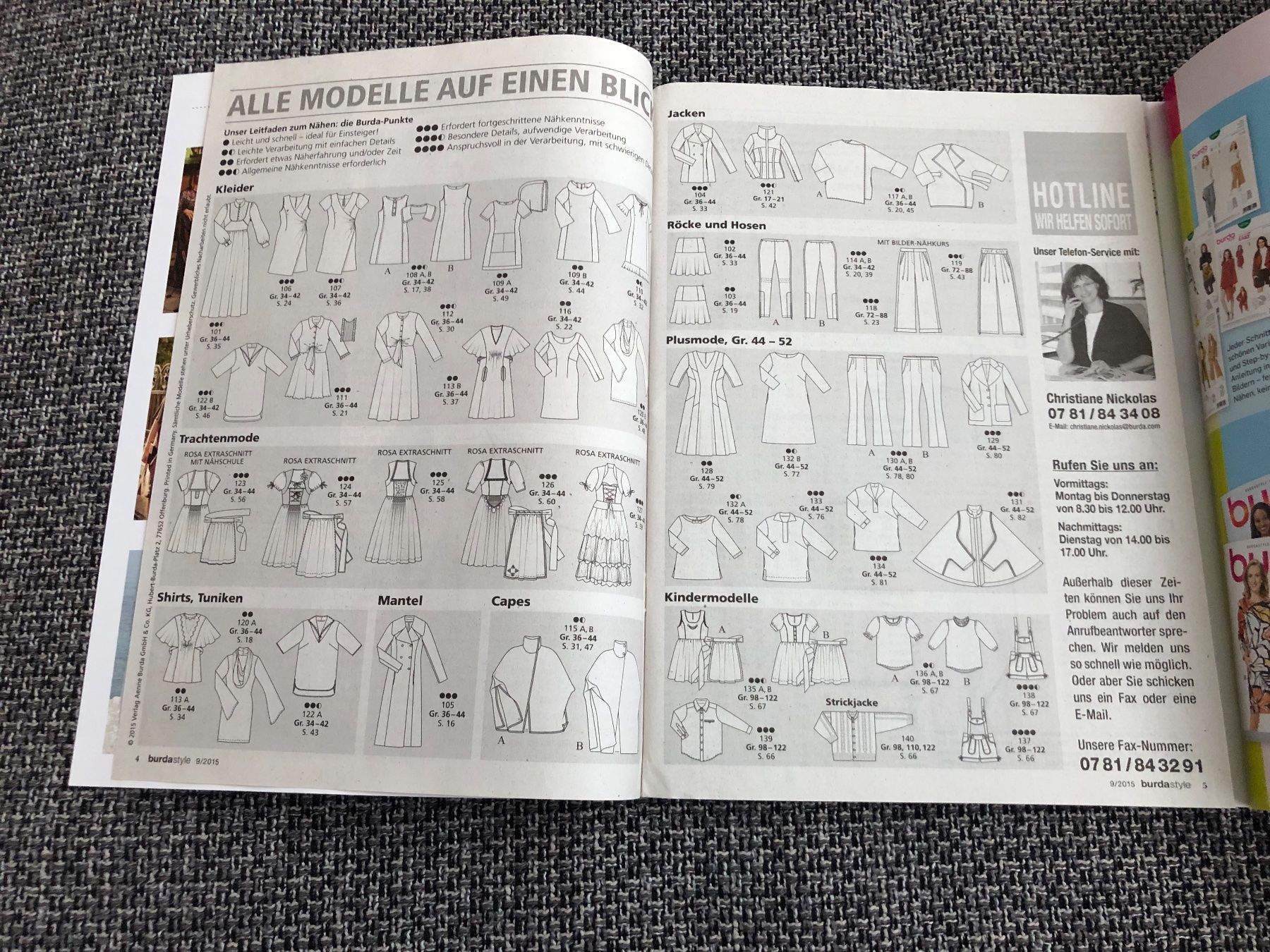 Riviste & Magazine: burda style 9/2015 – Nuovo e nell'imballaggio originale da Langnau am Albis venduto da snla_scc9 2