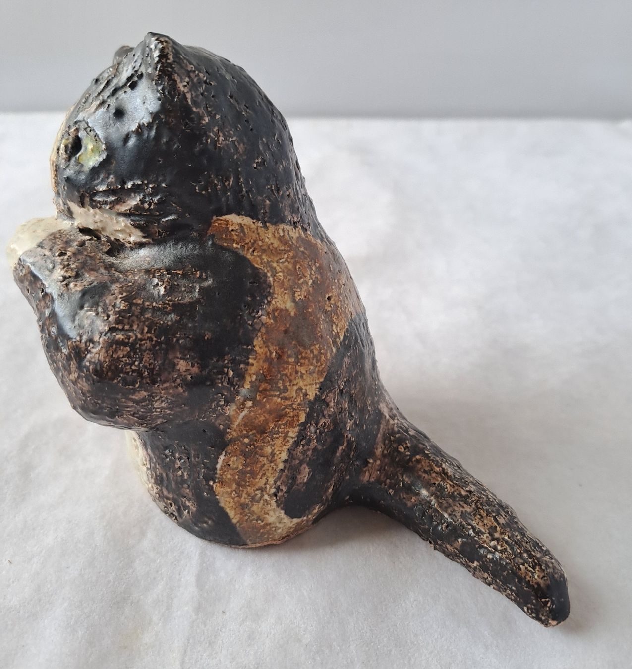 Statuette: Ueli Schmutz Keramik Katze  – Usato da Adliswil venduto da globill 3
