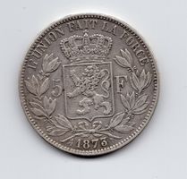 (2012) Belgien, 5 Francs 1873 ss-vz