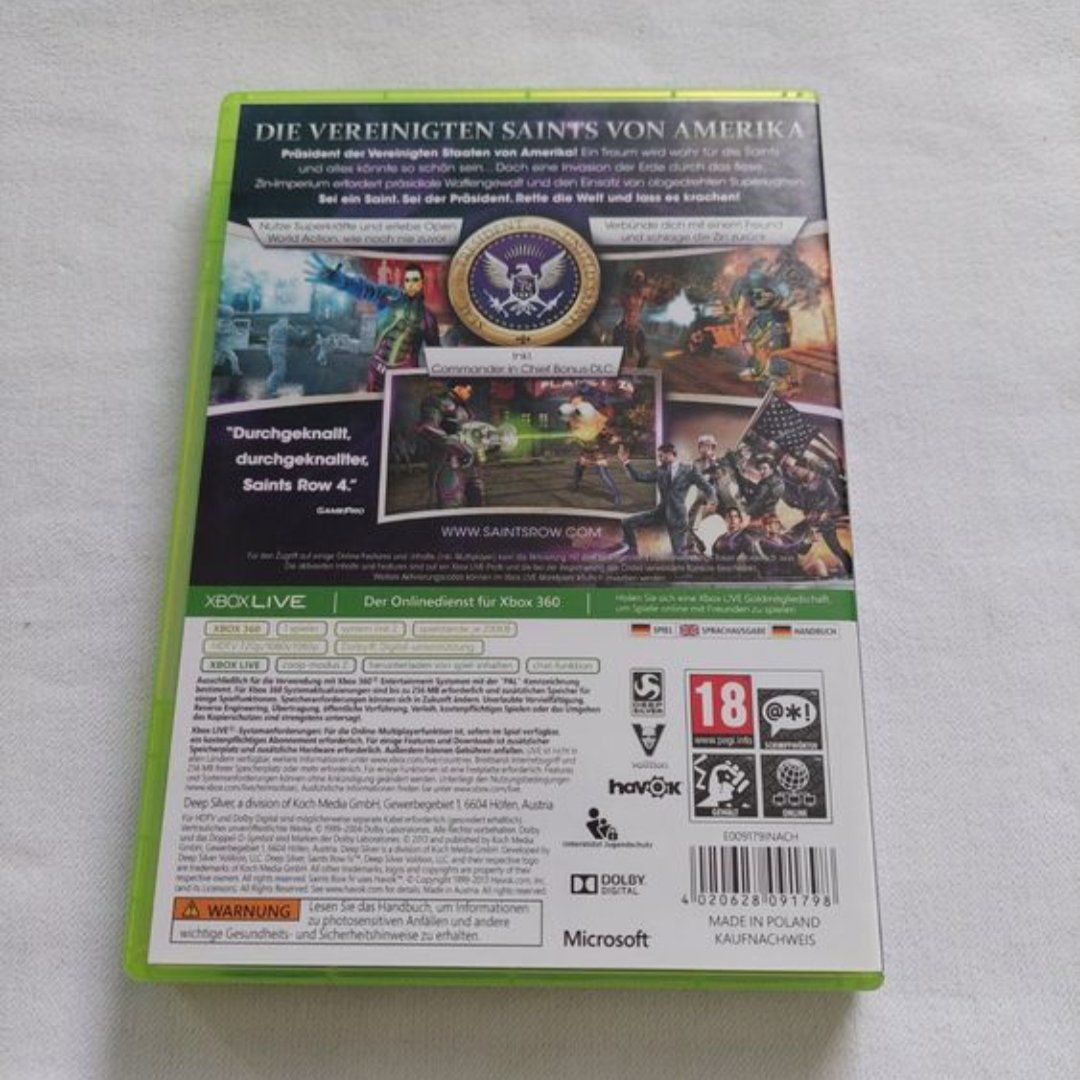 Giochi: Saints Row 4 XBOX 360 – Usato da Köniz venduto da Gamecollect 2