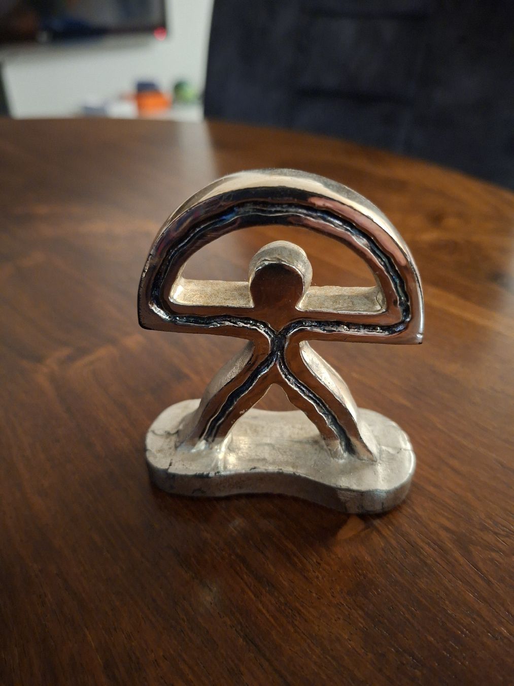 Statuette: Indalo Figur Briefbeschwerer Glücksbringer – Usato da Stäfa venduto da Rampensau