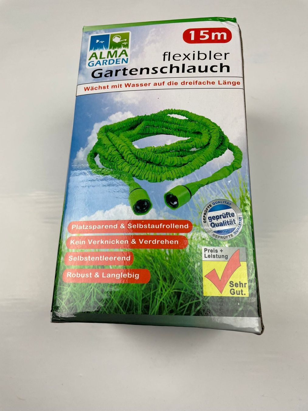Tubi & Tubi flessibili: Gartenschlauch flexibel | 15m – Nuovo e nell'imballaggio originale da Wängi venduto da LiqKojote