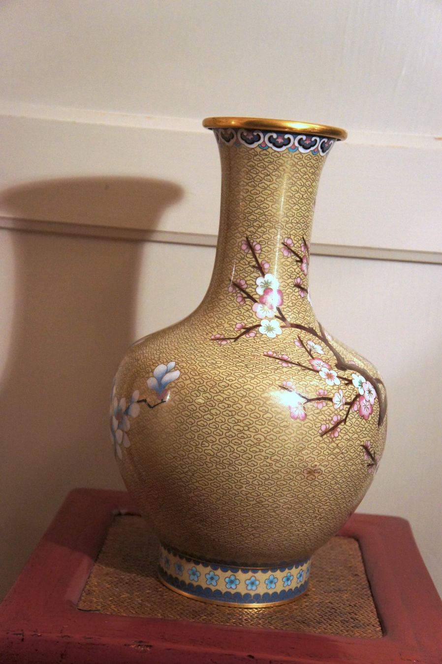 Vasi & Recipienti: XXL Cloisonnée Vase mit Kirschblütendekor – Usato da Lugano venduto da lussy1717 3