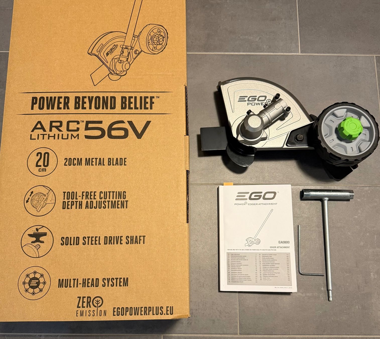 Ego Tutti gli attrezzi: EGO Power+ EA0800 Multi Tool Rasenkantenschneider-Aufsatz – Nuovo (secondo la descrizione) da Embrach venduto da Canderau