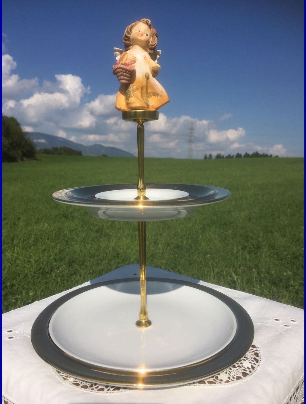 Piatti: Etagere mit Engeli – Usato da Subingen venduto da ArtBead 1