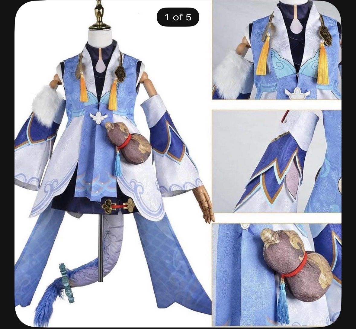 Costumi: Honkai Star Rail Bailu Cosplay  SIZE S – Usato da Igis venduto da linda.angelina