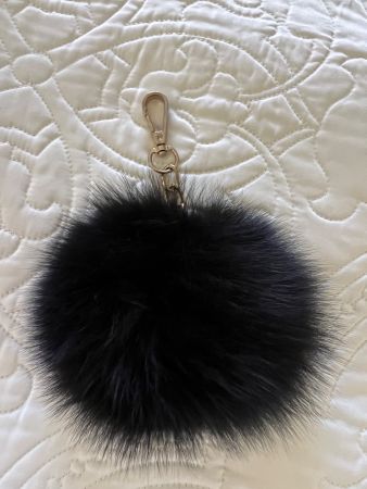 Taschenschmuck Pompon Fuchs