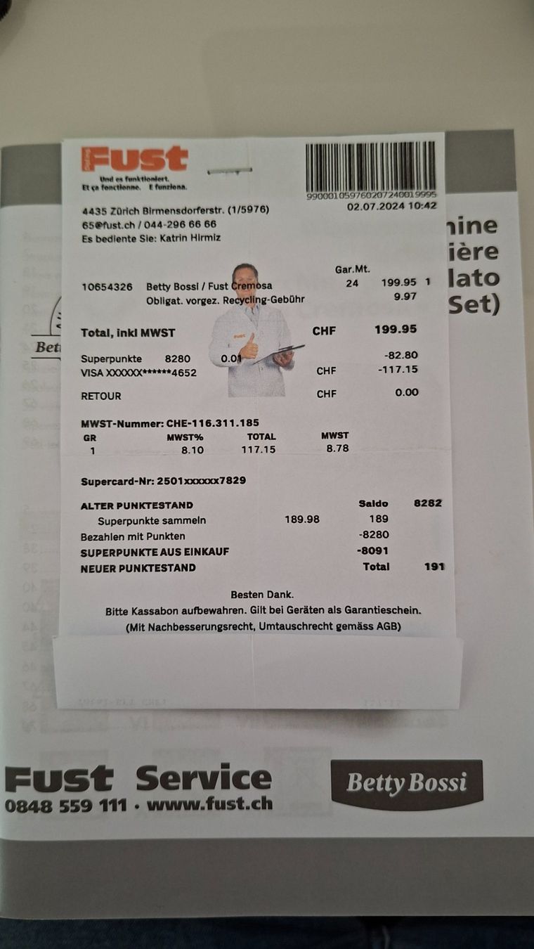 Betty Bossi Küchengeräte: Glace-Maschine Betty Bossi – Gebraucht aus Birmensdorf ZH von mihali66 2