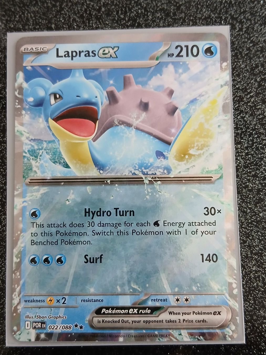 Pokémon Carte collezionabili: Perfect Order / Lapras ex 022/088 EN – Nuovo (secondo la descrizione) da Zug venduto da Vorphalak