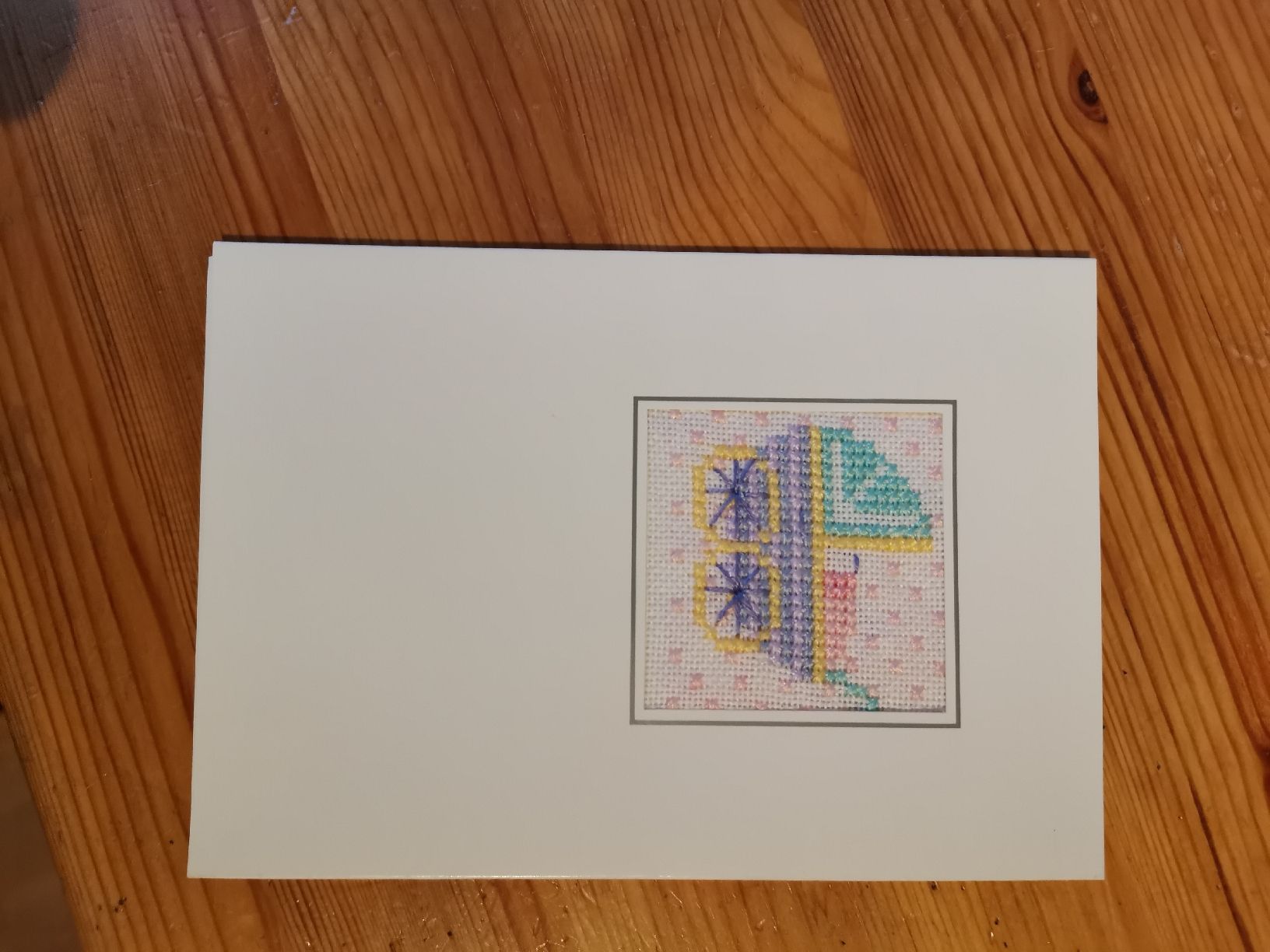 Cartoline: Cartes de naissance brodées – Nuovo e nell'imballaggio originale da Cournillens venduto da masoeur 2