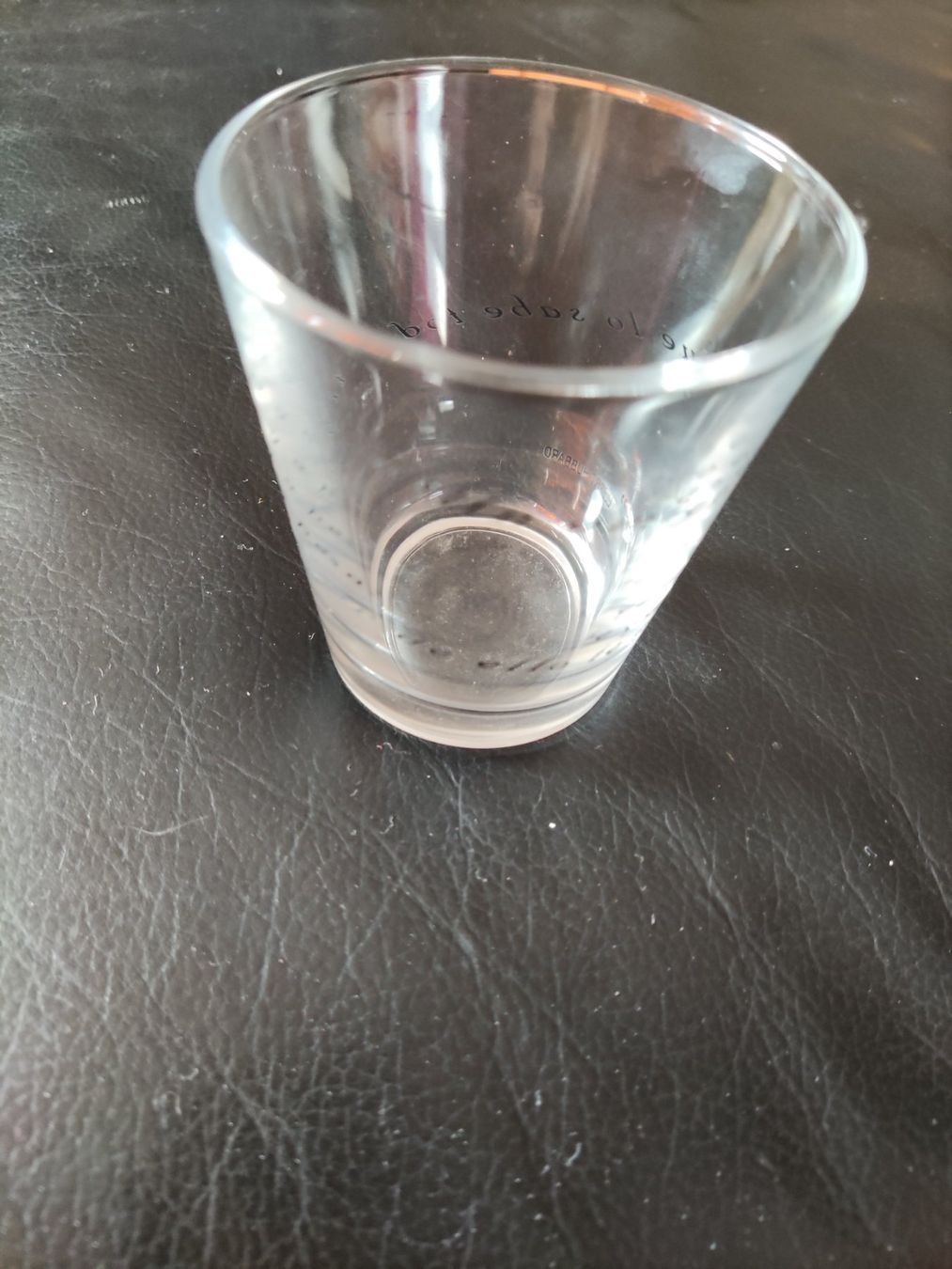 Gläser: Dessert/Snäck oder Wasser Glas mit Spruch 1.5 dl – Gebraucht aus Spreitenbach von lucius2024