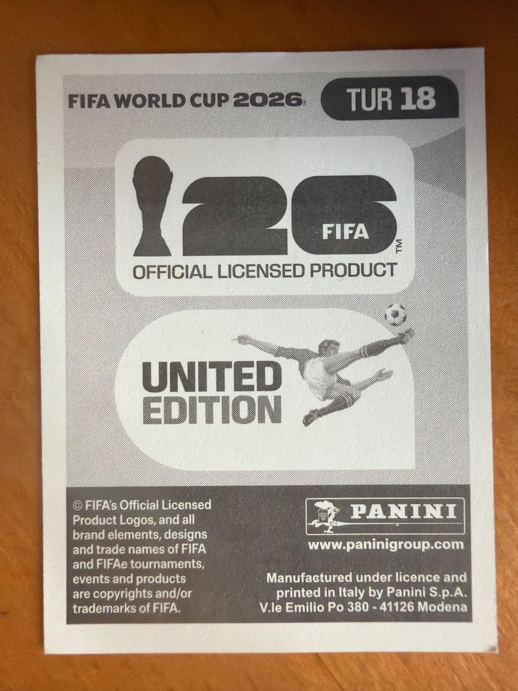Panini Carte collezionabili: Panini TUR18 – Nuovo (secondo la descrizione) da Susten venduto da Rechnun 1