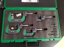 Set de micromètre numérique exterieur IP65 0-100mm