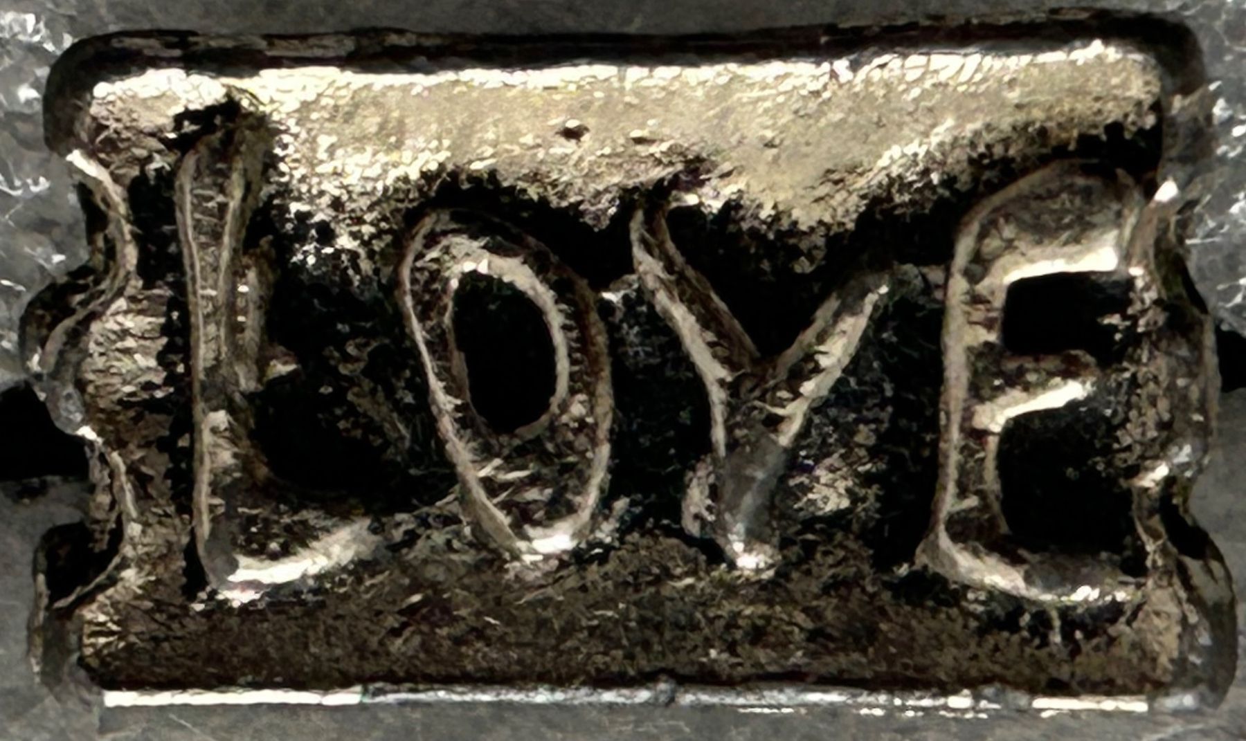 Anelli: Vintage Statement Ring mit LOVE Schriftzug, Grösse M – Usato da La Chaux-de-Fonds venduto da jacq_LaTsch0 2