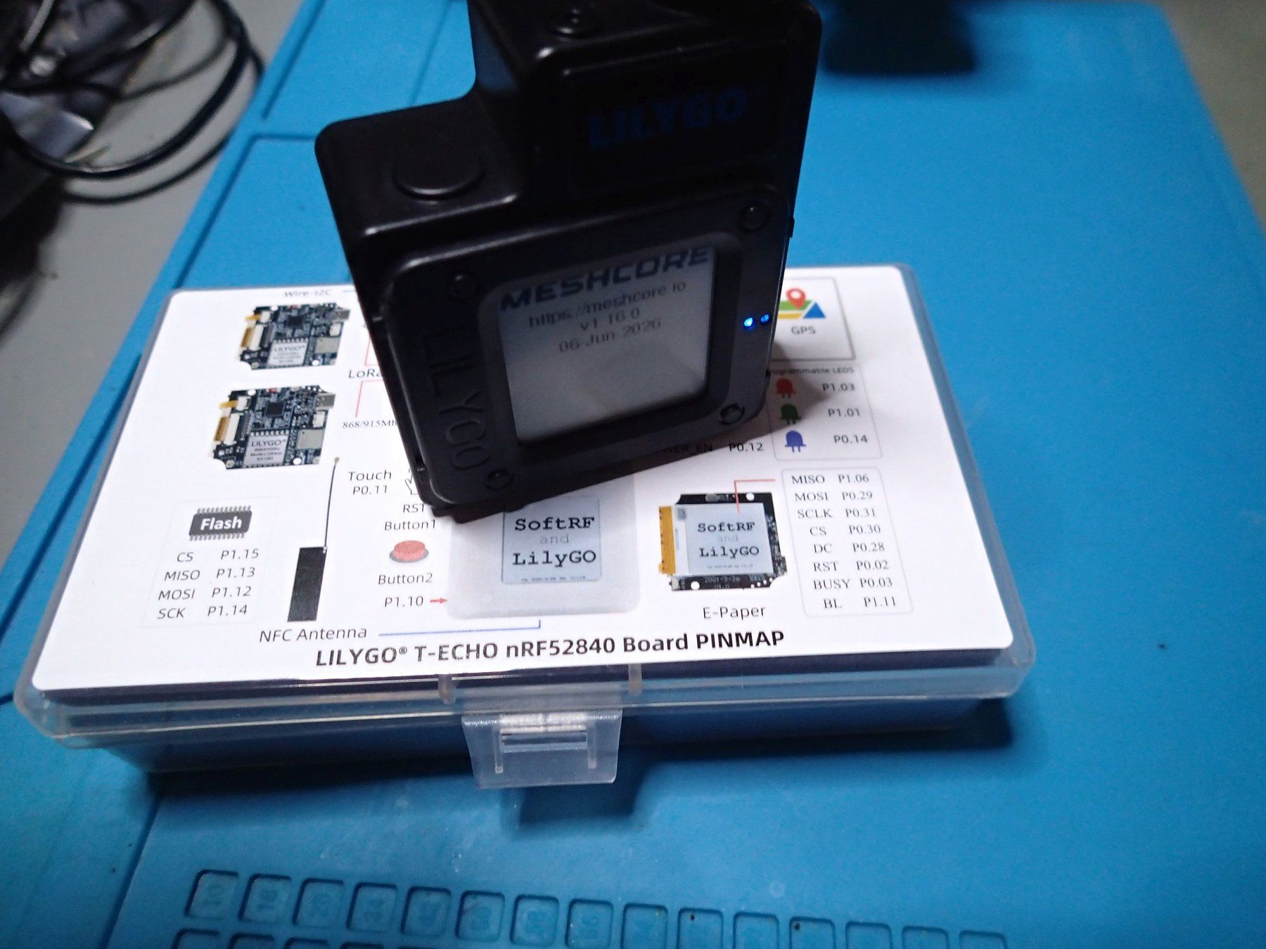 Technique de radiocom: Lilygo T-Echo Meshcore LoRa 869MHz Tracker Notfunk – Neuf (Voir description) à Zürich par youelec 5