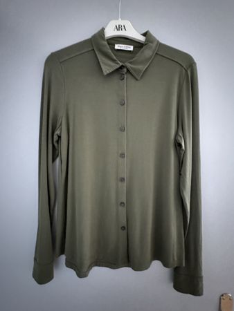 Marc O'Polo Damen Bluse, Khaki, Gr. 36, Top Zustand!