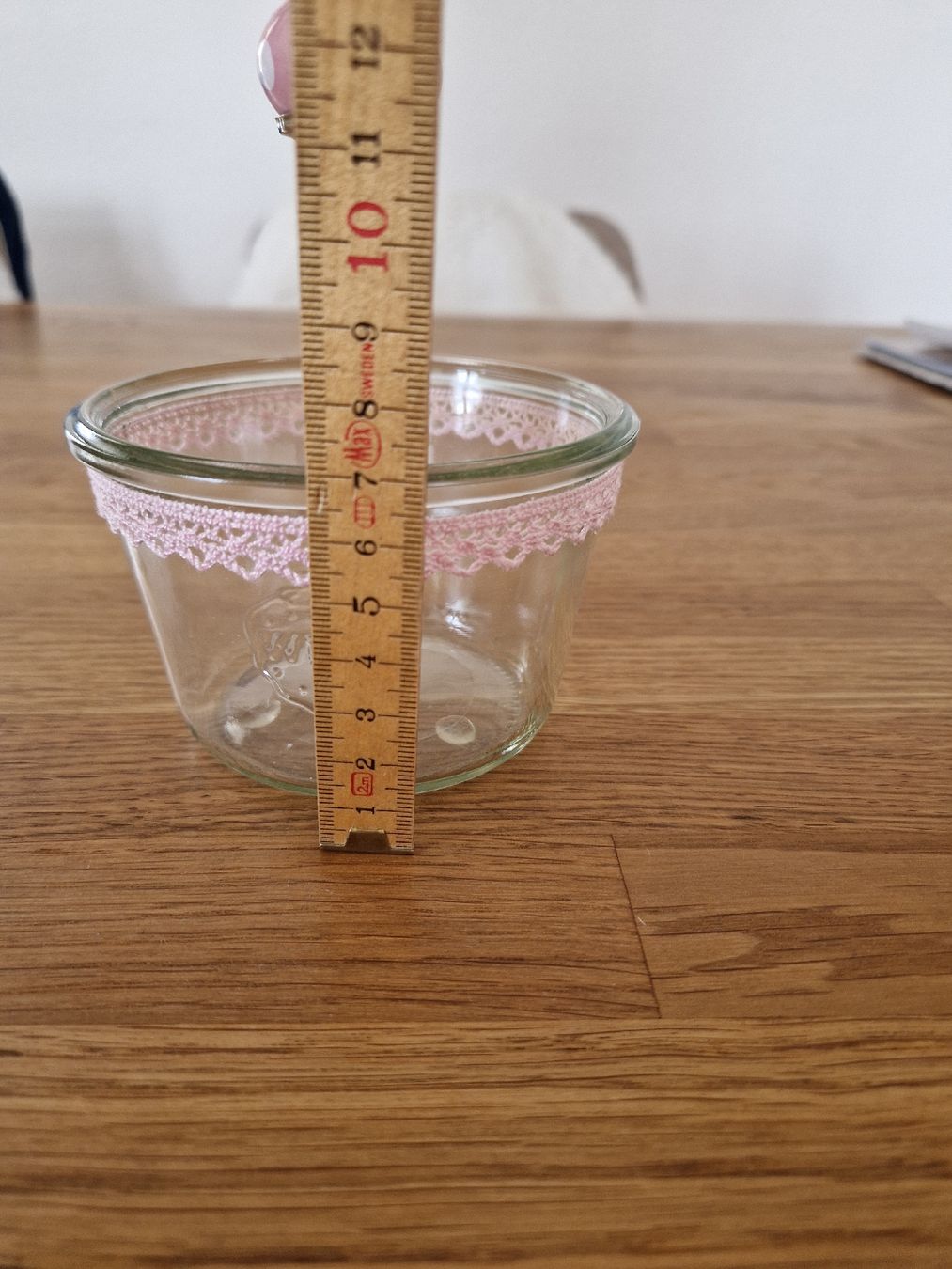 Bicchieri: Weckglas-Set mit Häkelband – Nuovo (secondo la descrizione) da Kulmerau venduto da Doene7 2