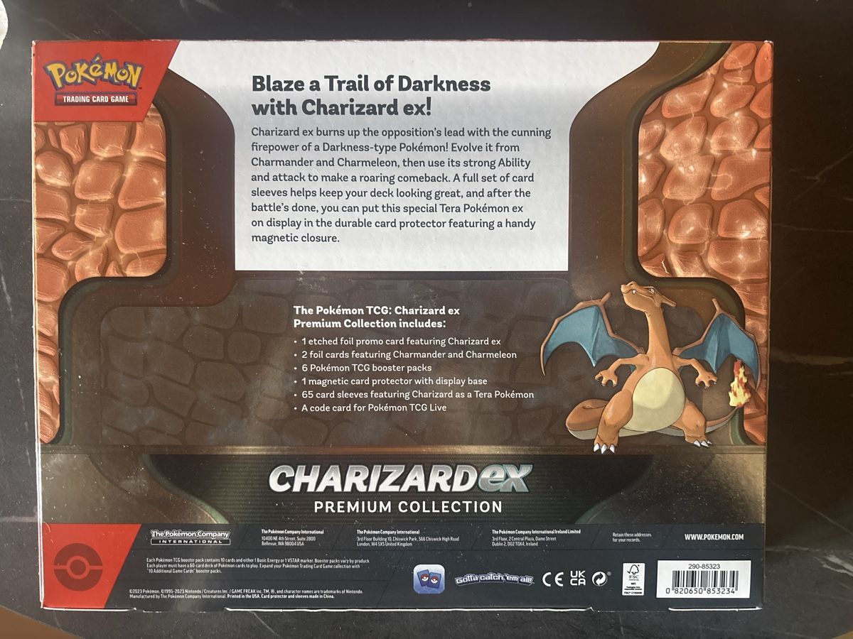 Pokémon Carte collezionabili: Pokémon TCG: Charizard ex Premium Collection Box EN – Nuovo e nell'imballaggio originale da Nottwil venduto da chriss1993 1