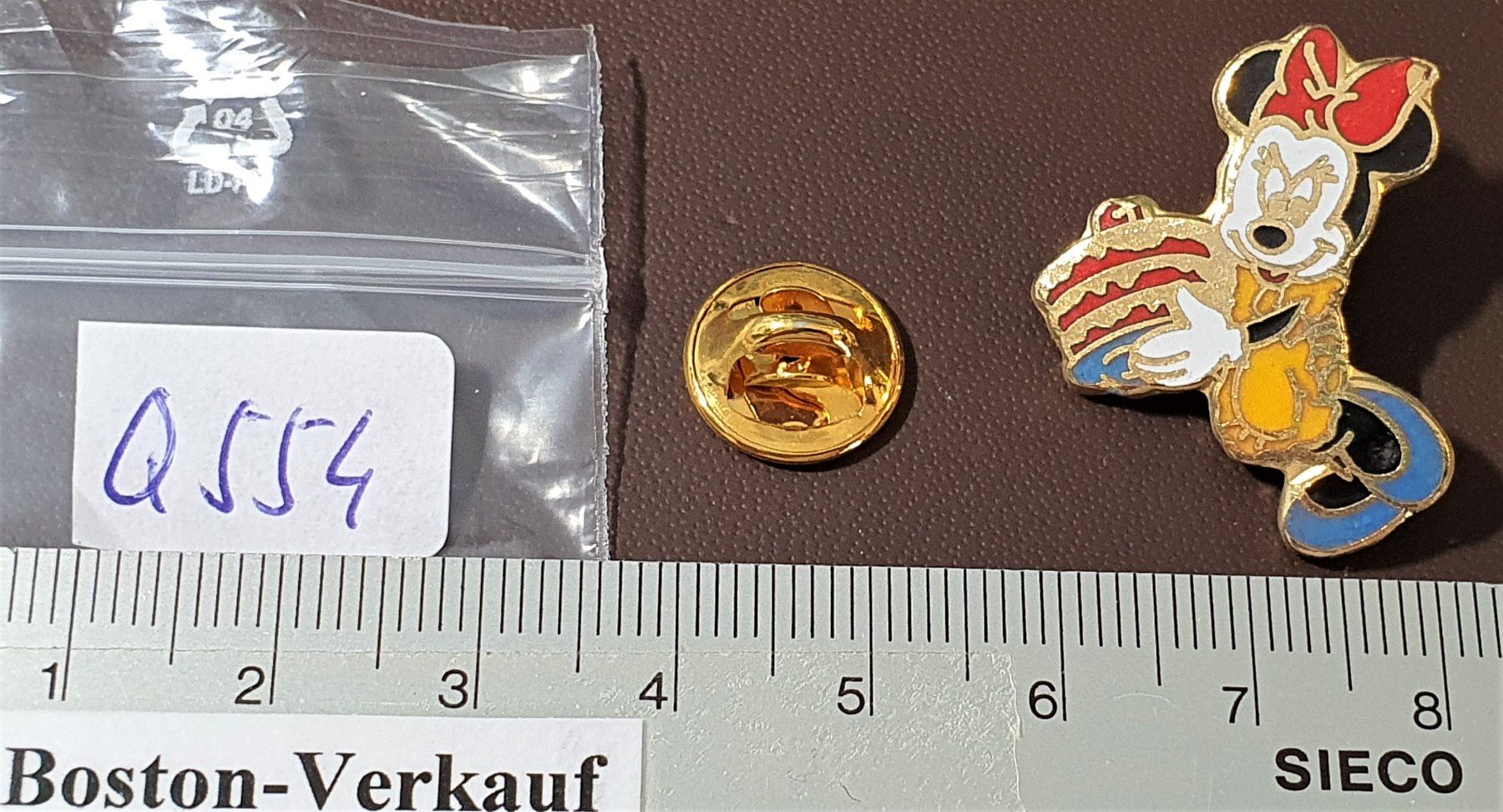 Plaketten & Abzeichen: Q554 - Pin Walt Disney - Minni Mouse – Gebraucht aus Reinach BL von Boston-Verkauf 1