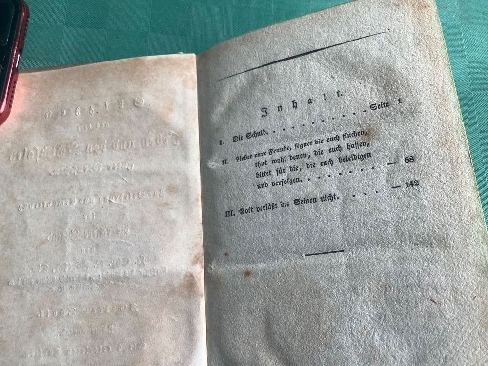 Livres: ANTIKES KLEIN BUCH VON J.CHR.K.FÜRTSCH, CA.Jahr 1800 – D'occasion à Adlikon b.Regensdorf par Crystaldragon09 7