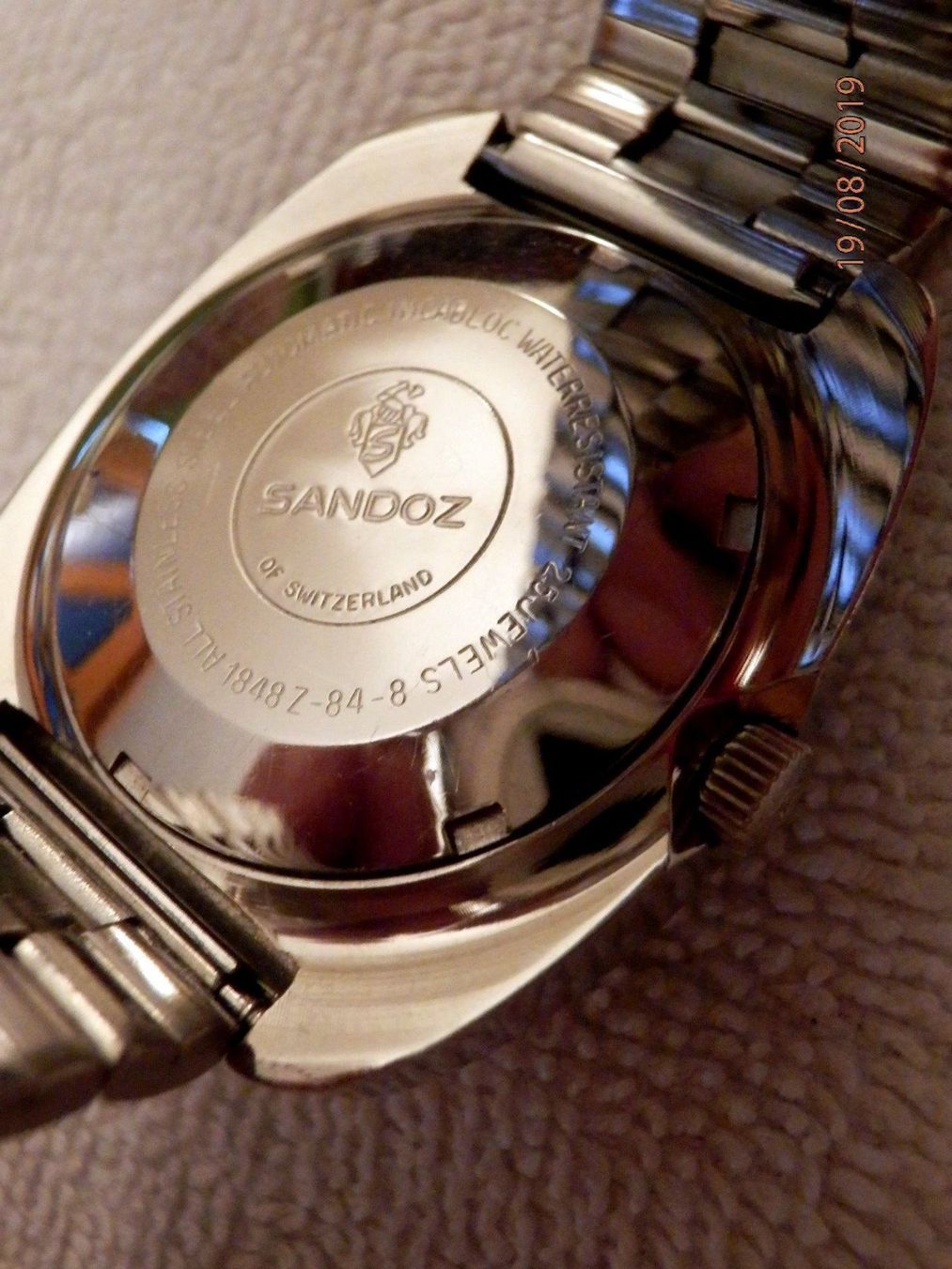 Orologi: Sandoz, Automatic, 25 Jewels, Day Date – Usato da Ueberstorf venduto da dinbau 6