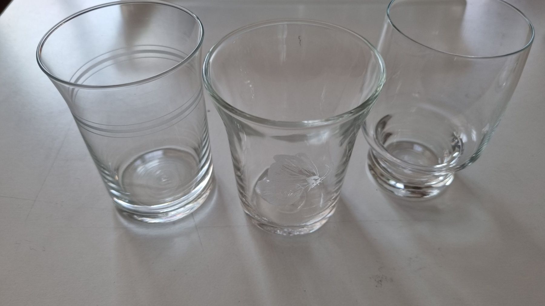 Bicchieri: 3 verres à dents – Usato da La Chaux-de-Fonds venduto da mikilo1