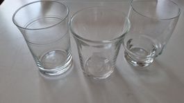 3 verres à dents