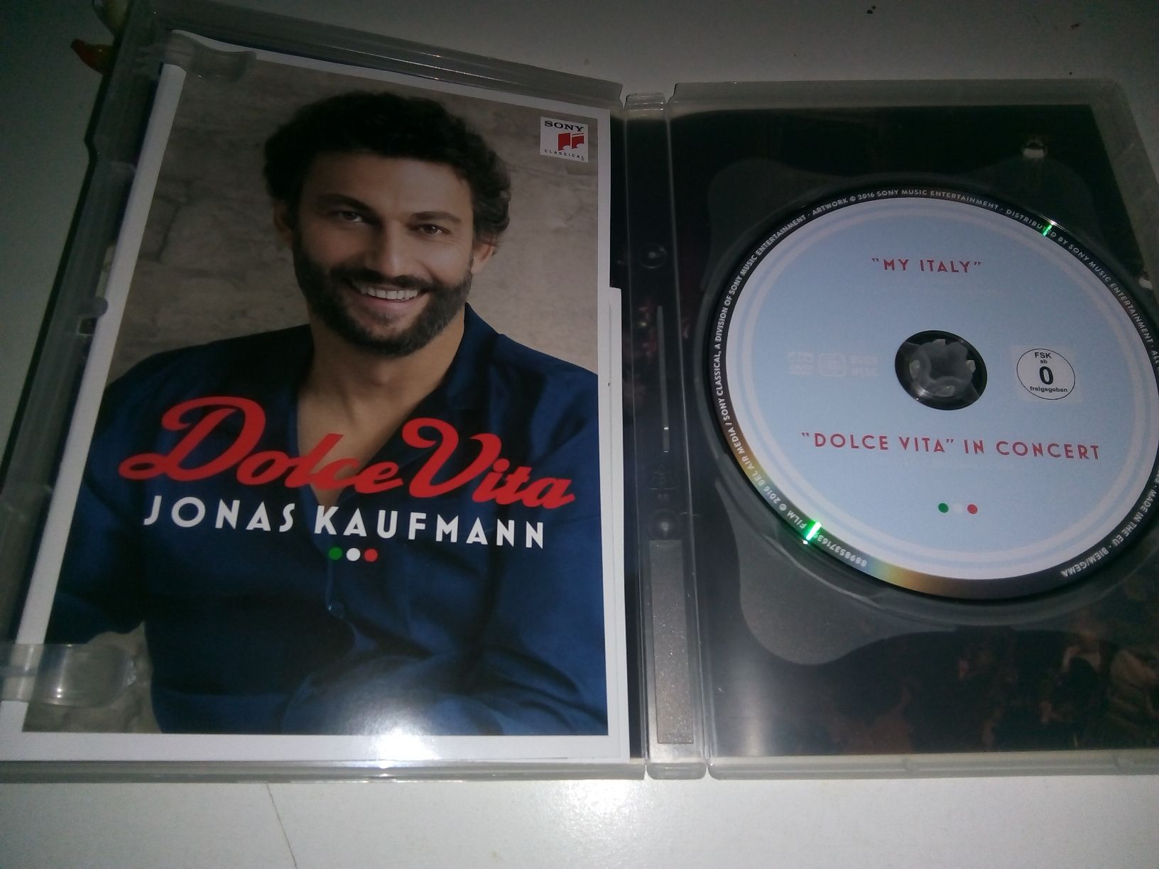 Tutti i DVDs: Jonas Kaufmann - Dolce Vita  (Live Konzert + Documentary) – Usato da St. Gallen venduto da elk2024 1