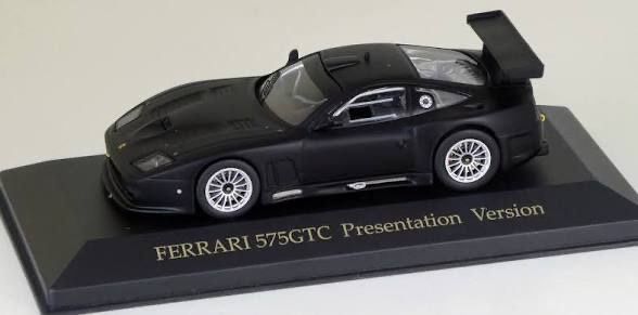 Ferrari Modellautos: FERRARI 575GTC PRESENTATION VERSION BLACK 1:43 IXO – Neu und originalverpackt aus Suhr von Moebelsiralfred 1
