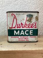 Vintage Durkee’s Mace Gewürzdose/ Büchse / Dose
