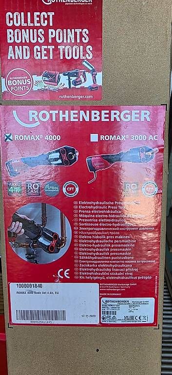 Rothenberger Tutte le macchine: 18V Akku Pressmaschinen – Nuovo e nell'imballaggio originale da Rothenburg venduto da Reziser 3