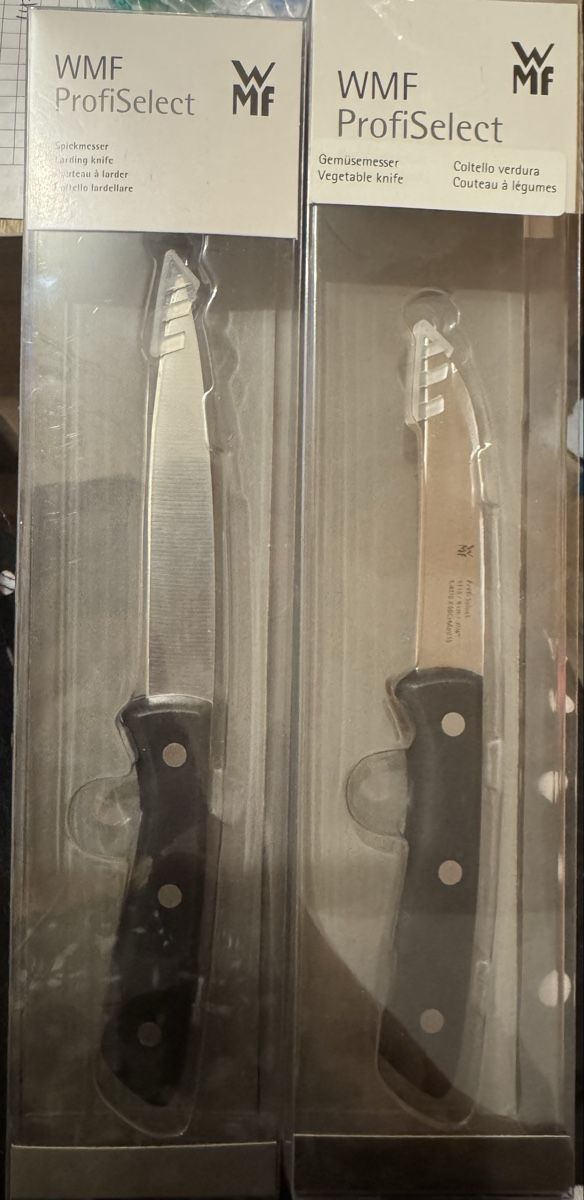 WMF Couteaux de cuisine: 2 WMF ProfiSelect Messer, Gemüsemesser und Spickmesser – Neuf avec emballage d'origine à Basel par maulwurf012