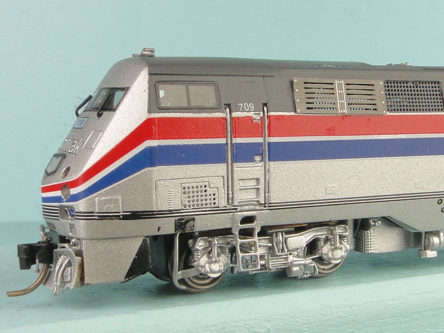Modellini di ferrovie: OVERLAND BRASS Spur N AMTRAK GENESIS B32 – Usato da Bülach venduto da cann11 1