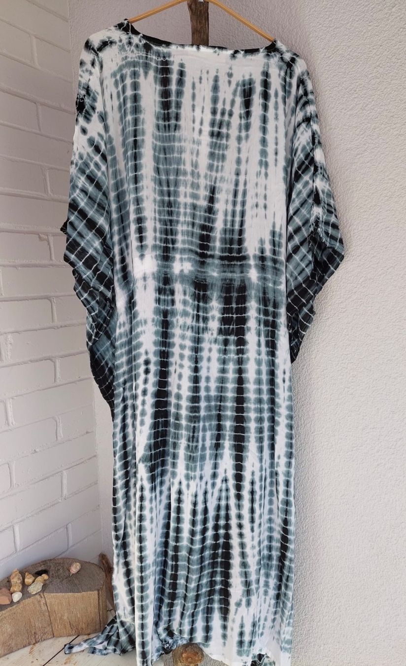 Tuniche: Boho-Chic Tie-Dye Kaftan – Free Size | Handmade & Unique – Nuovo e nell'imballaggio originale da Chiasso venduto da Pat_chuli 2