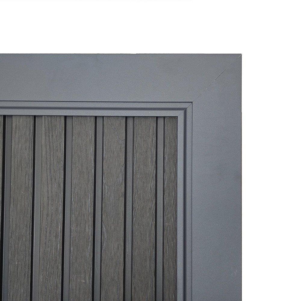 Porte: WPC Gartentor inkl. Schloss Vertikal Anthrazit 80x180cm – Nuovo e nell'imballaggio originale da Wallenwil venduto da toesstal-vertrieb 5