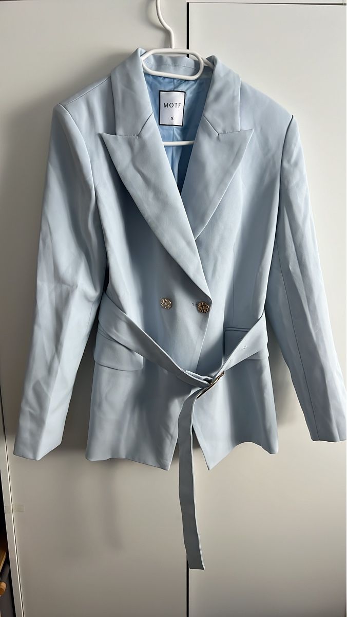 Jacken: Veste blazer bleu ciel, taille S – Neu (gemäss Beschreibung) aus Renens VD von sar_bwz5