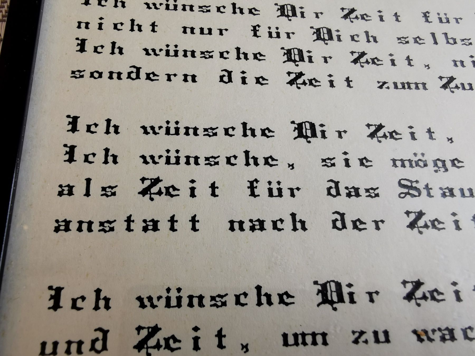 Foto & Immagini: Bild "Ich wünsche Dir Zeit" – Usato da Sirnach venduto da windrad65 2