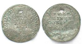 WÜRTTEMBERG 1/48 Taler 1767 KARL EUGEN Billon