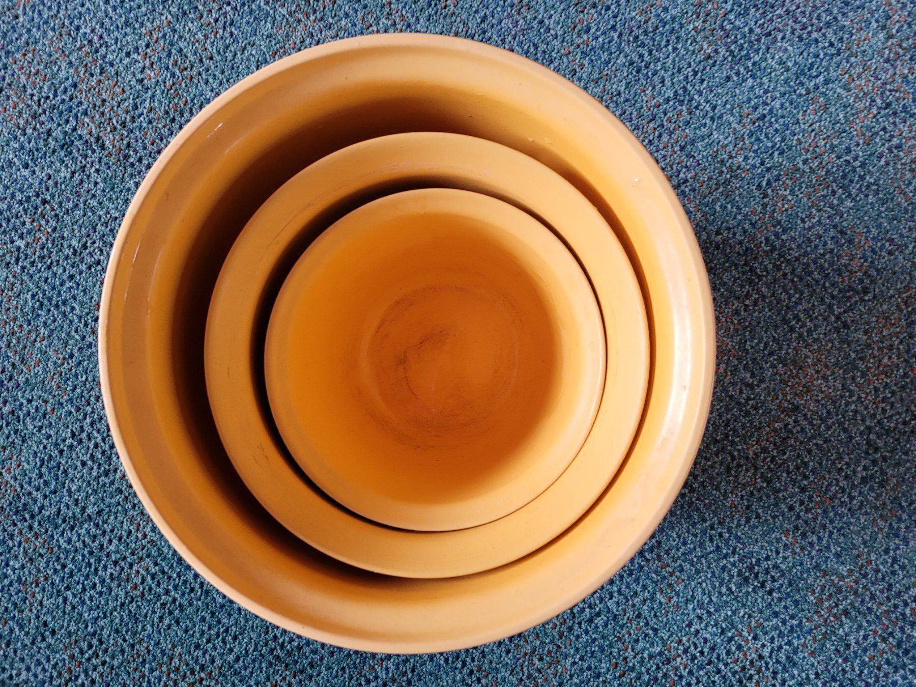 Pots de fleurs: 3 Blumengaspos aus Keramik – D'occasion à Hondrich par Ebro01 2