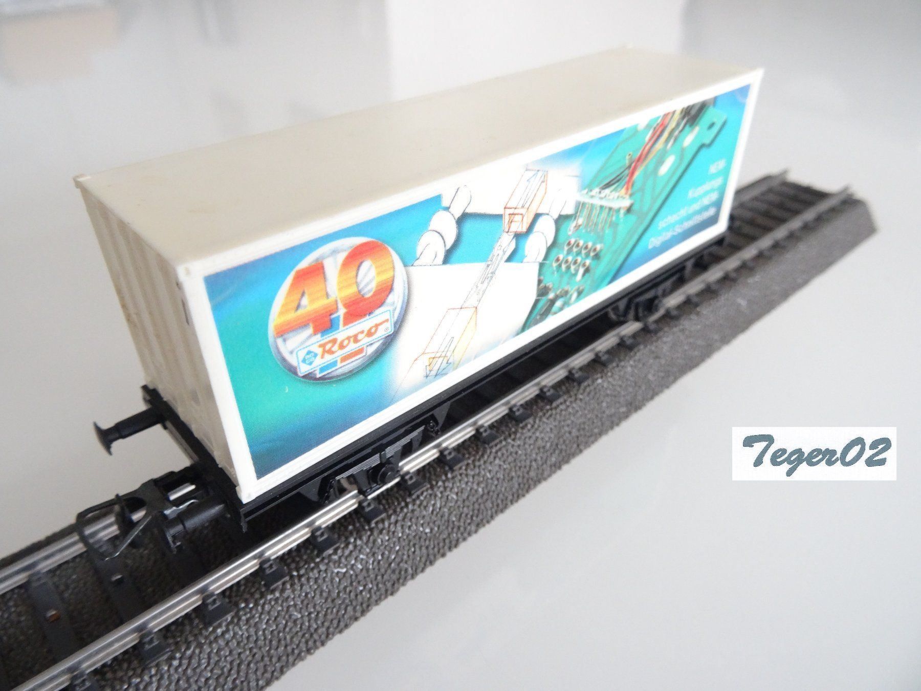 Roco Modellini di ferrovie: Roco. H0 Güterwagen 40 Roco – Usato da Hochdorf venduto da Teger02