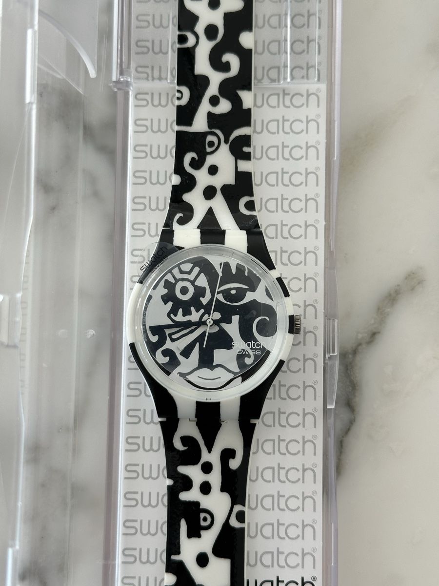 Swatch Orologi: NEW! Swatch Afterdark – Nuovo e nell'imballaggio originale da Thalwil venduto da Ven.Mic