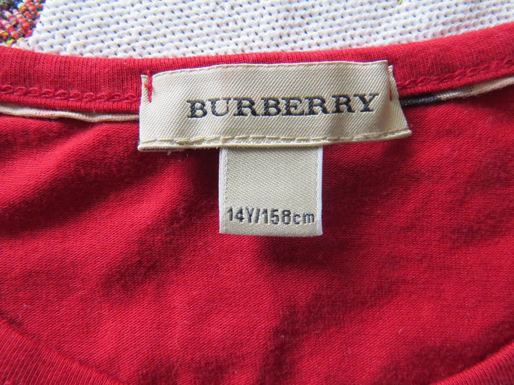 Burberry Camicette, T-shirt & Top: Burberry T- Shirt Gr. 158 – Usato da Einsiedeln venduto da rotgypsy1969 3
