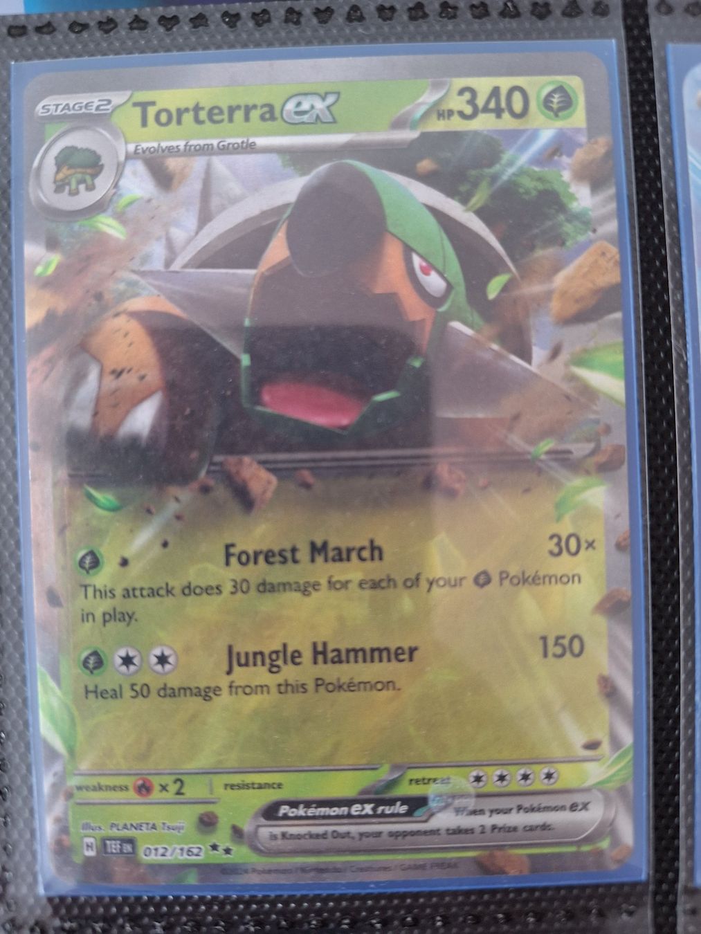 Pokémon Sammelbilder & Trading cards: Torterra ex – Gebraucht aus Altstätten SG von GGsGameshop