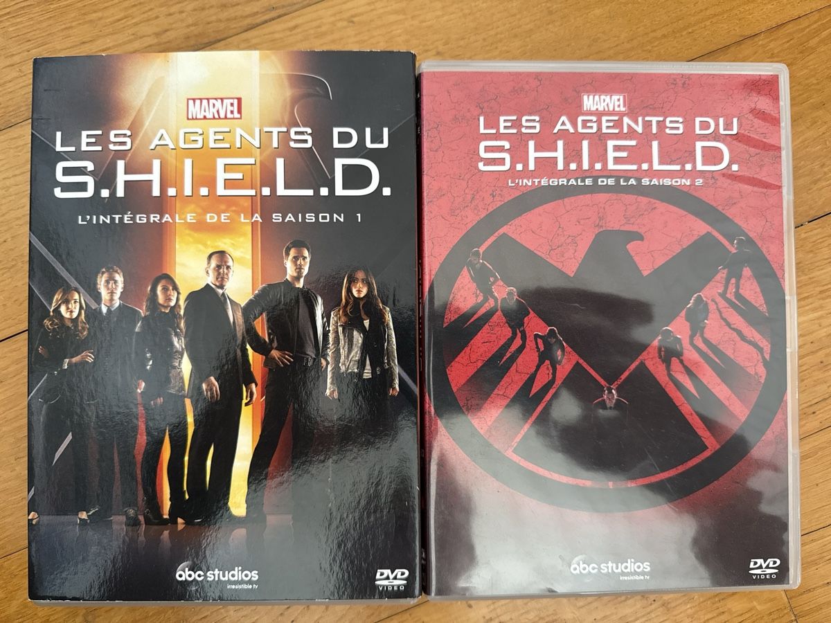 Tutti i DVDs: Agents du S.H.I.E.L.D. - Saisons 1 & 2 - DVD Marvel! – Usato da Aigle venduto da pat_z2c2