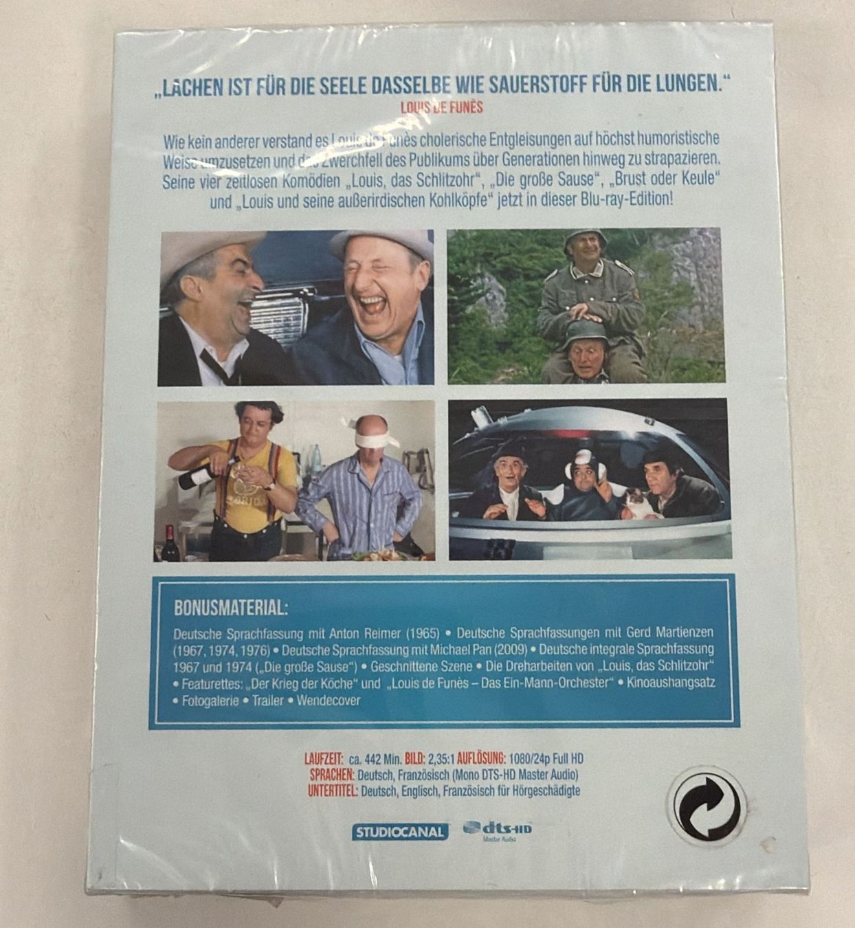 Tutti i DVDs: LOUIS DE FUNES BLU-RAY – Nuovo e nell'imballaggio originale da Zürich venduto da freioccasionen 1