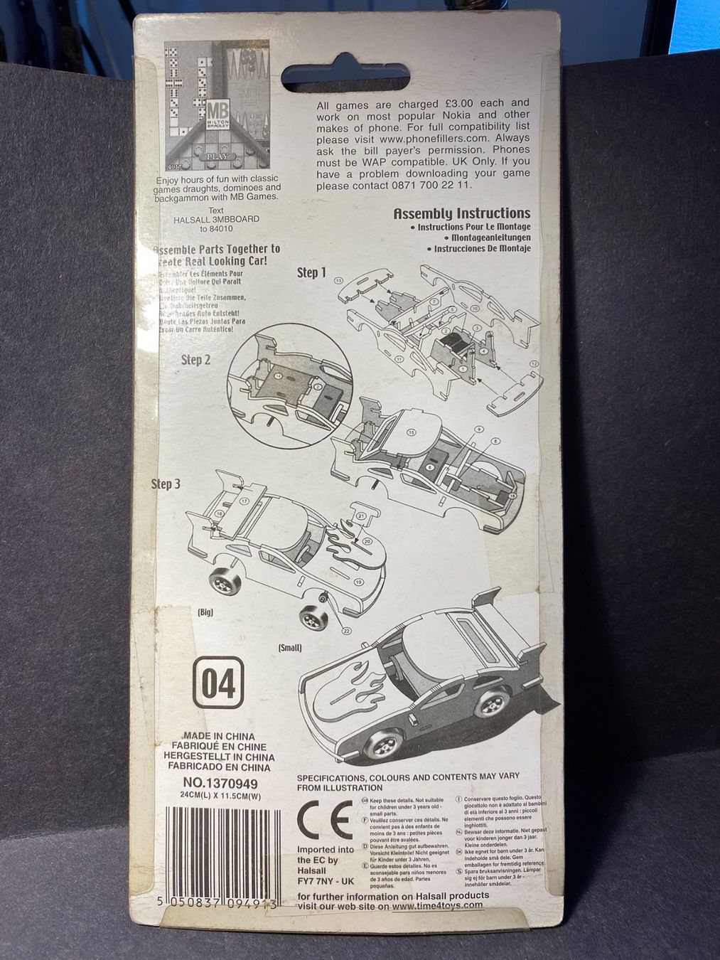 Spielzeuge: 3D Racing Car Bausatz, neu, originalverpackt – Neu und originalverpackt aus Spiez von Mlandcruiser 1