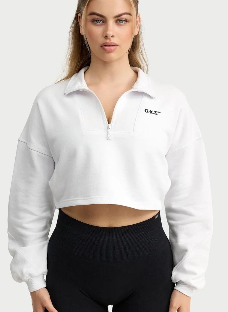 Oace Maglioni & Felpe: Oace Appearance Shaded Halfzip Pullover weiss, Grösse S, neu – Nuovo e nell'imballaggio originale da Brugg AG venduto da Ela_Obi 2