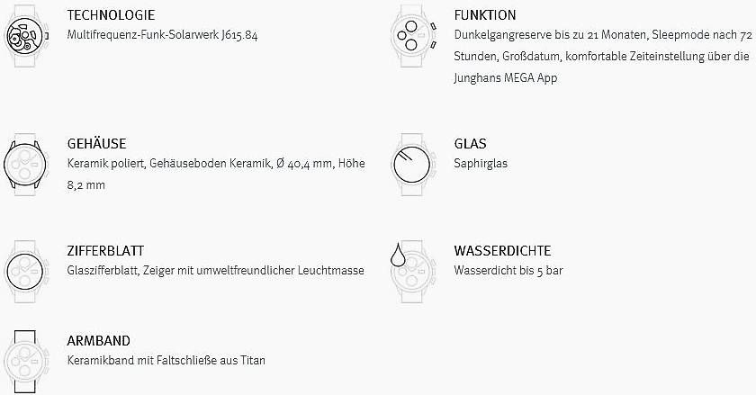 Orologi: Solar-Armbanduhr Junghans 18/1000 – Usato da Reinach BL venduto da hpr1953 2